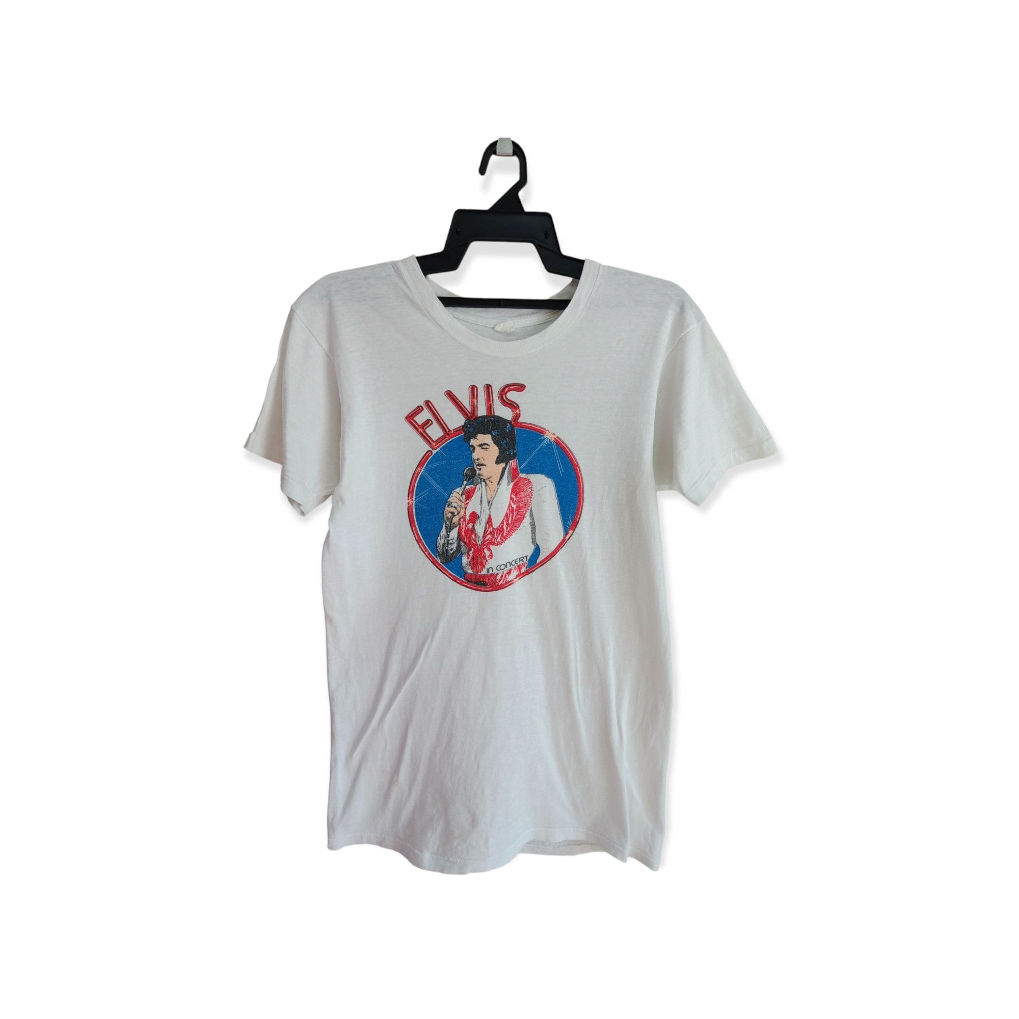Vintage Vintage Elvis in Concert Single Stitch Tee Size US S / EU 44-46 / 1 - 1 Thumbnail