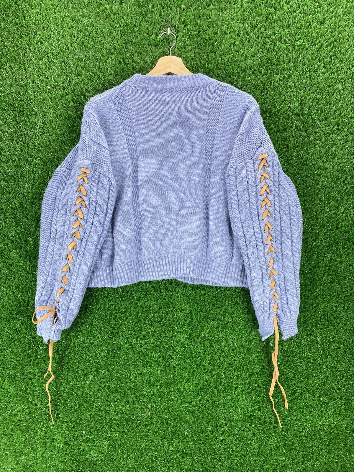 Vintage Vintage Cable Knit Sweater Jumper Size US L / EU 52-54 / 3 - 3 Thumbnail