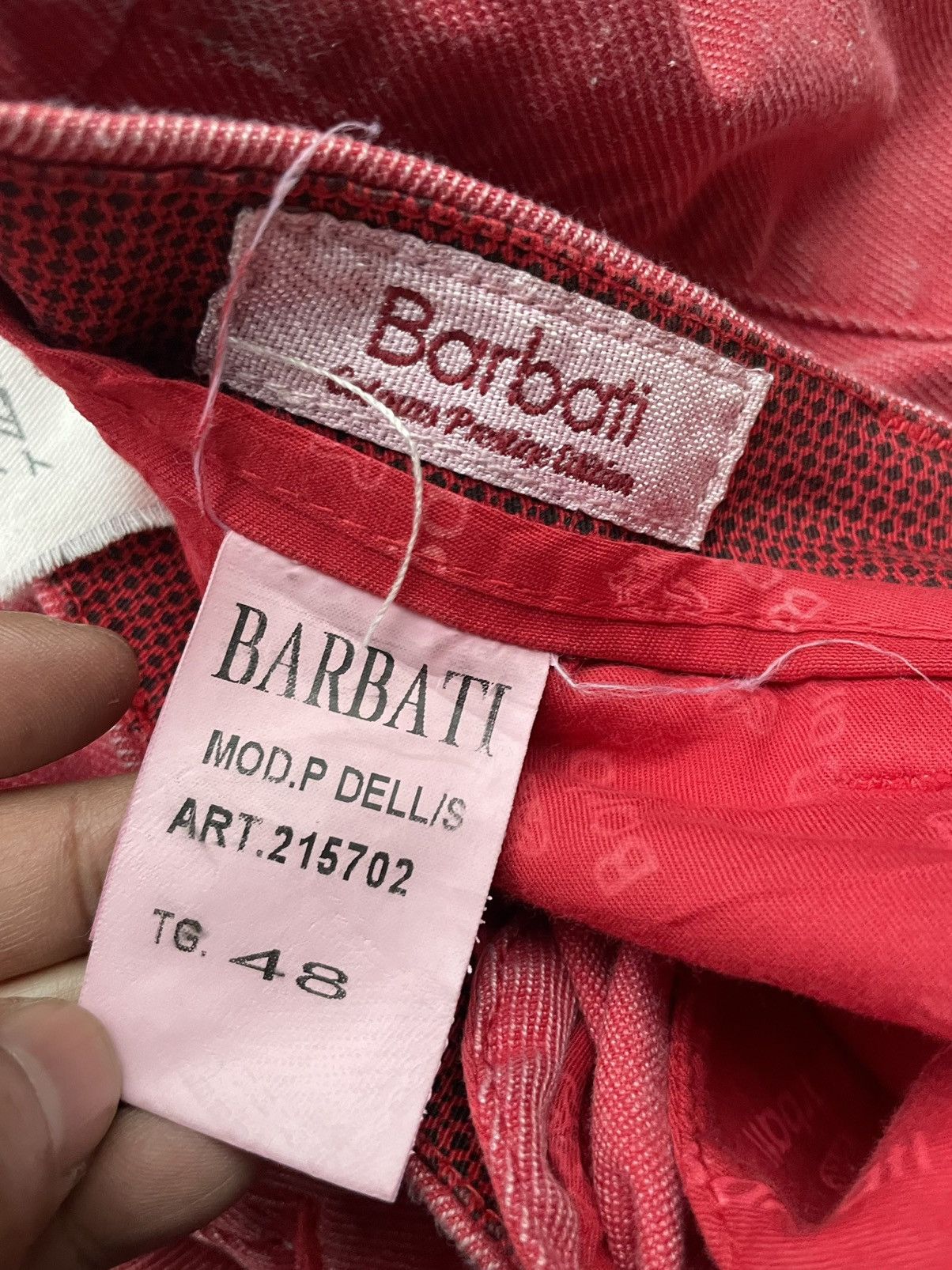 Designer Barbati Colour Prestige Edition Trouser Size US 33 - 17 Thumbnail