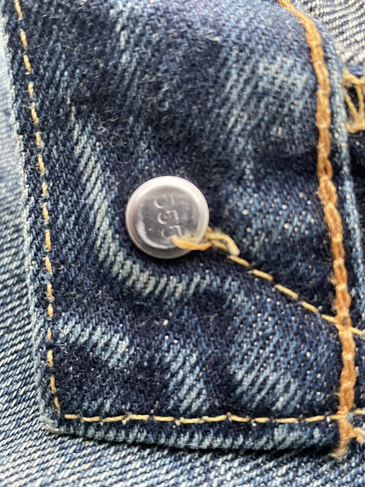 Levi's Vintage Levis 1998 501XX E 1955 Selvedge Aging Distressed Size US 29 - 20 Thumbnail