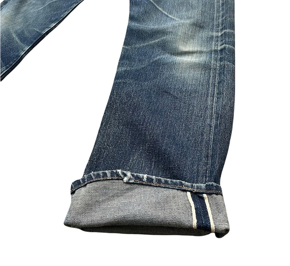 Levi's Vintage Levis 1998 501XX E 1955 Selvedge Aging Distressed Size US 29 - 2 Thumbnail