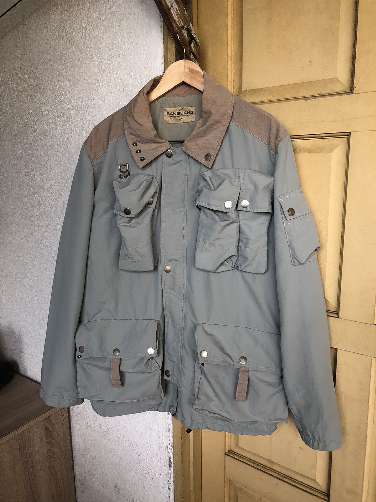 Japanese Brand Rare❗️BANGBANG Multipocket Paracute Jackets Like Undercover Size US L / EU 52-54 / 3 - 6 Thumbnail