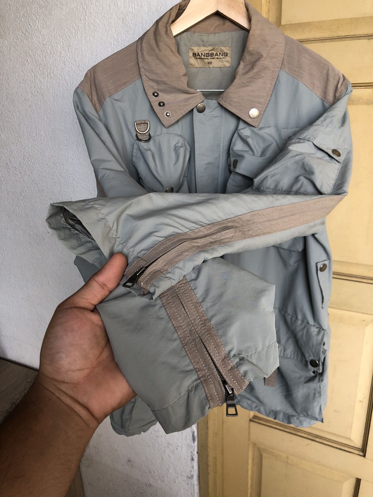 Japanese Brand Rare❗️BANGBANG Multipocket Paracute Jackets Like Undercover Size US L / EU 52-54 / 3 - 13 Thumbnail