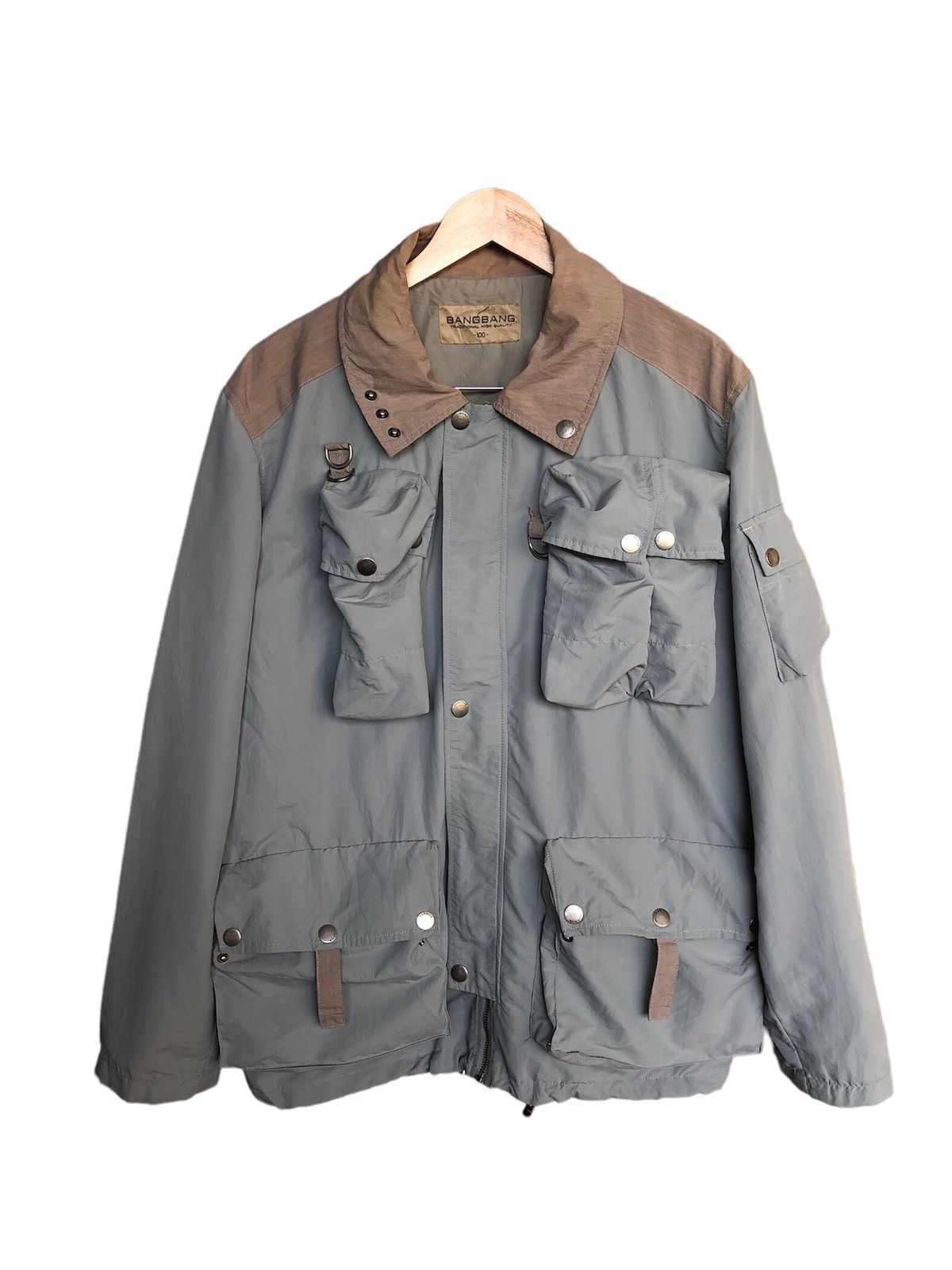 Japanese Brand Rare❗️BANGBANG Multipocket Paracute Jackets Like Undercover Size US L / EU 52-54 / 3 - 1 Thumbnail
