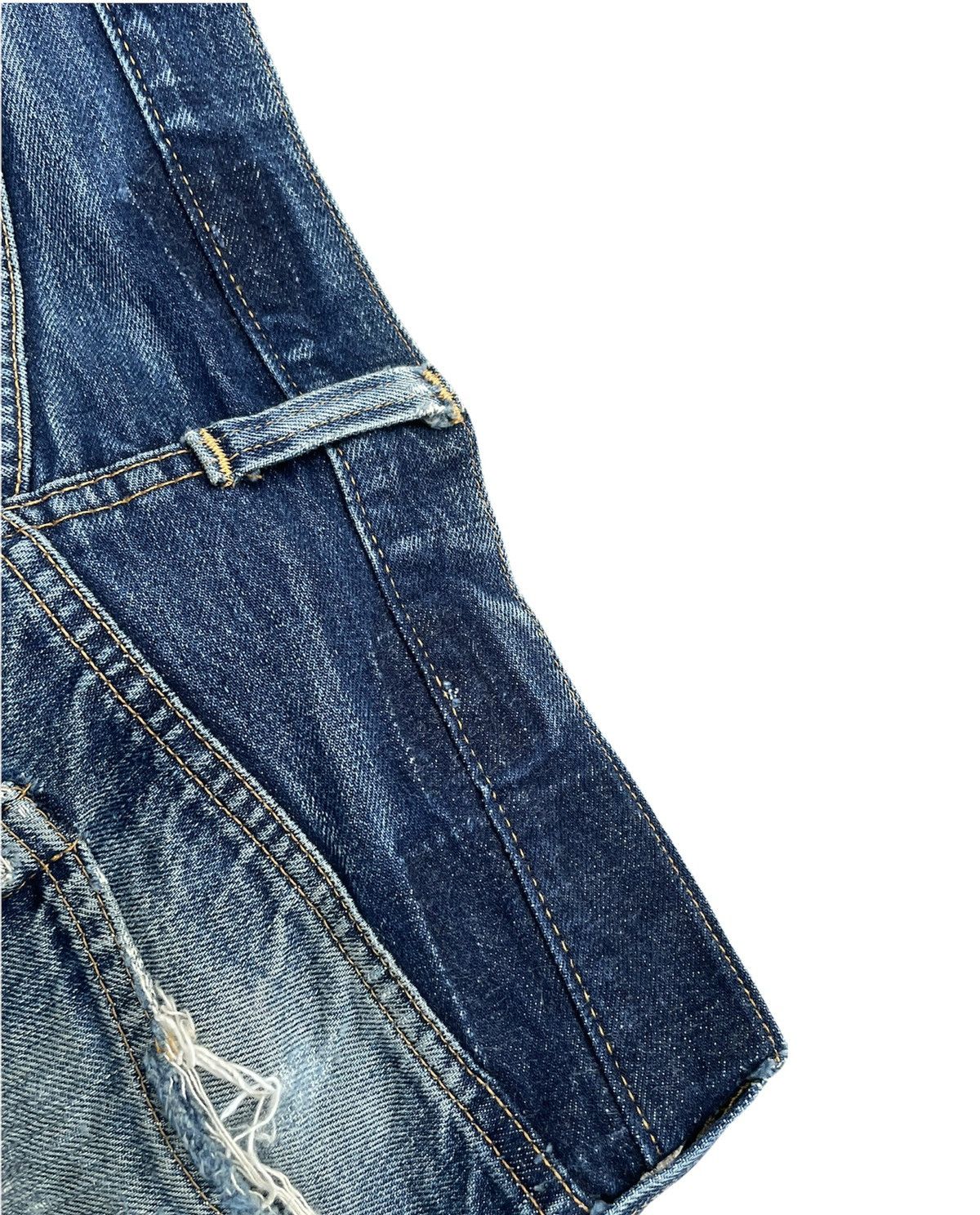 Levi's Vintage Levi’s 97 201XX E 1937 Selvedge Aging Distressed Size US 28 / EU 44 - 18 Thumbnail