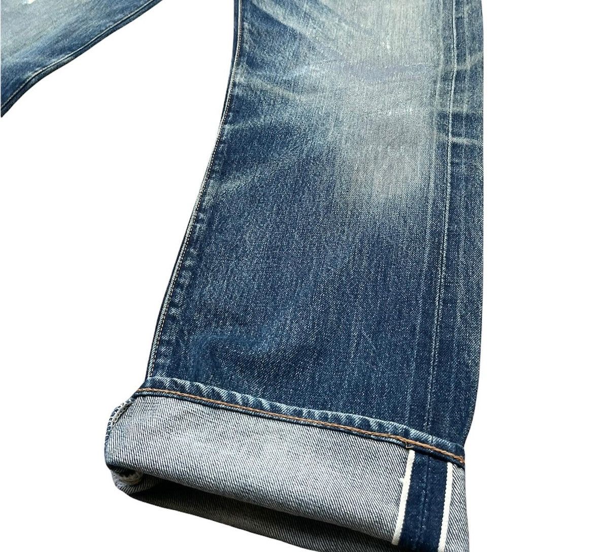 Levi's Vintage Levi’s 97 201XX E 1937 Selvedge Aging Distressed Size US 28 / EU 44 - 2 Thumbnail