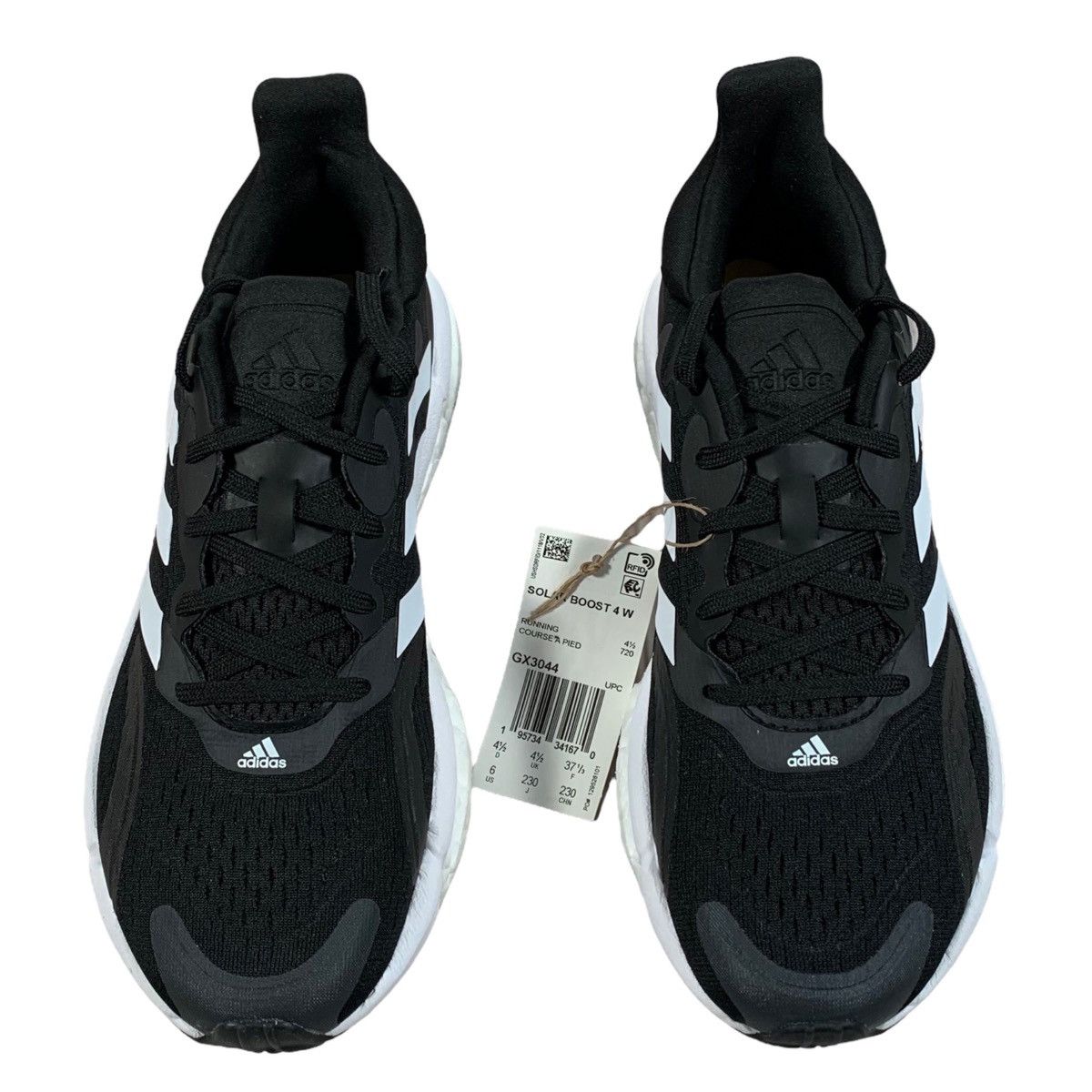 Adidas Adidas WMS Solar Boost 4 Black & White 2022 Running Sneakers Size US 6 / IT 36 - 3 Thumbnail
