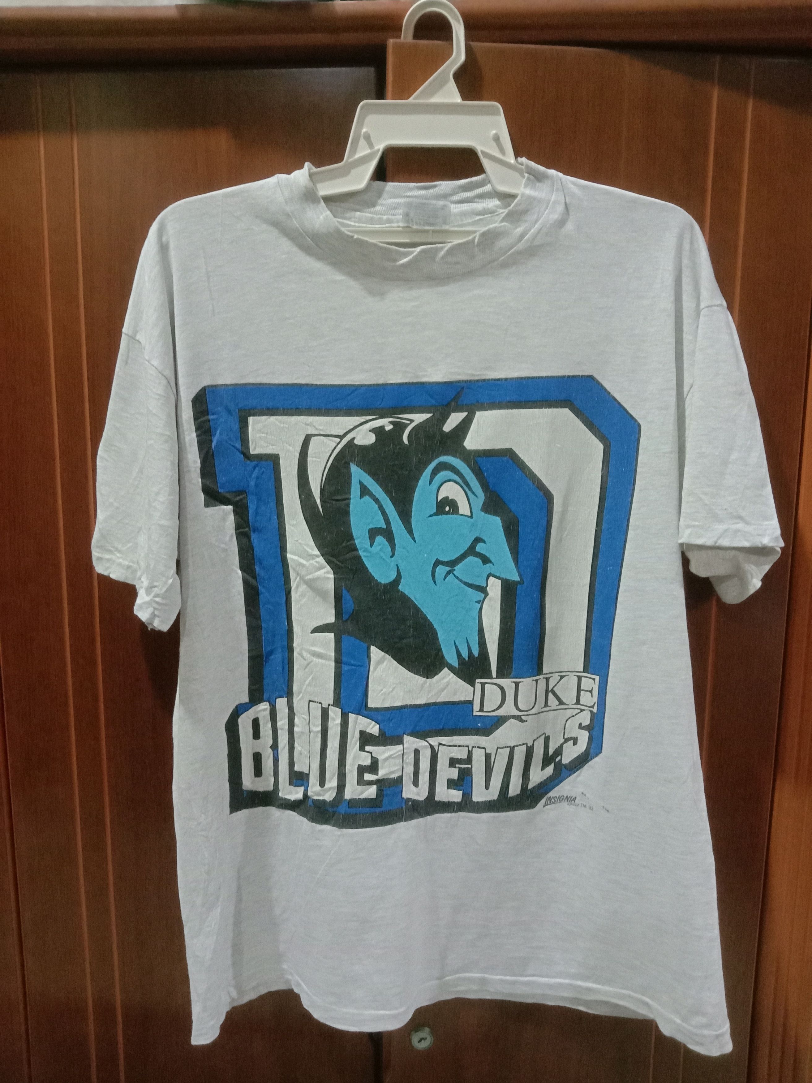NCAA × Vintage Vintage 1992 Duke Blue Devils Single Stitch Tee Size US L / EU 52-54 / 3 - 1 Thumbnail