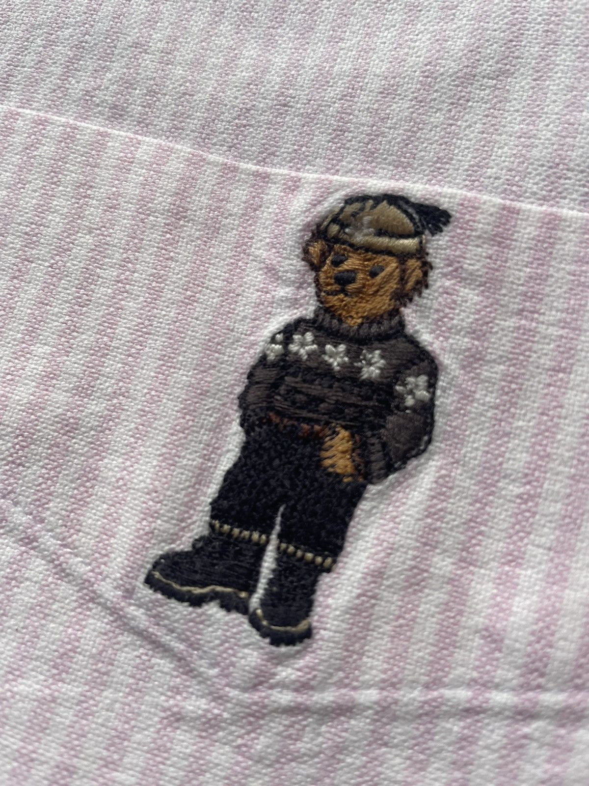 Polo Ralph Lauren Vintage Polo Bear Ralph Lauren Stripes Shirt Size US XL / EU 56 / 4 - 11 Thumbnail