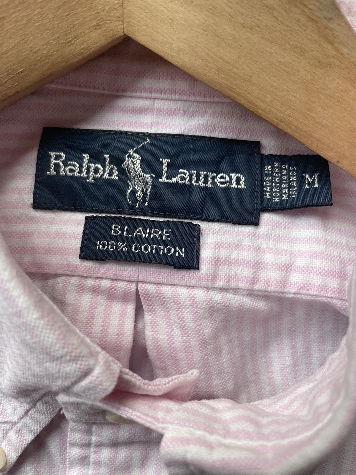 Polo Ralph Lauren Vintage Polo Bear Ralph Lauren Stripes Shirt Size US XL / EU 56 / 4 - 10 Thumbnail