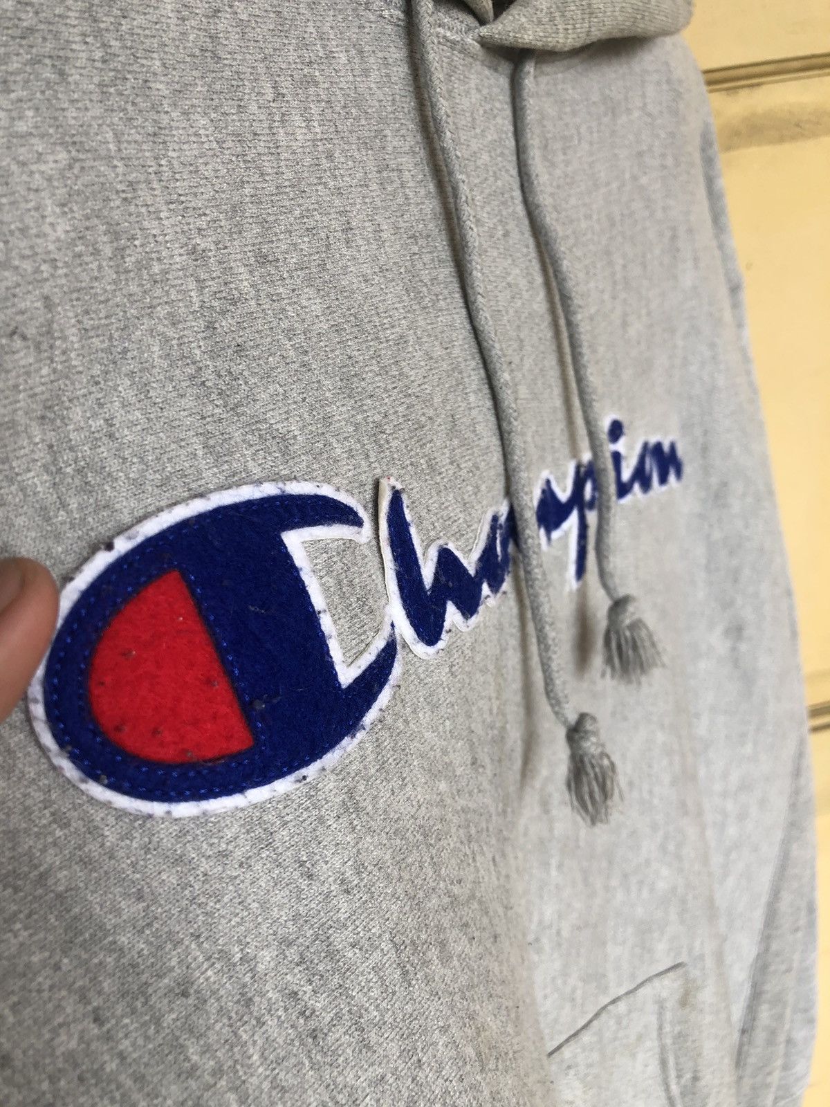 Champion Vintage Champion Reverse Weave Big Logo Oversize Hoodie Size US XL / EU 56 / 4 - 11 Thumbnail