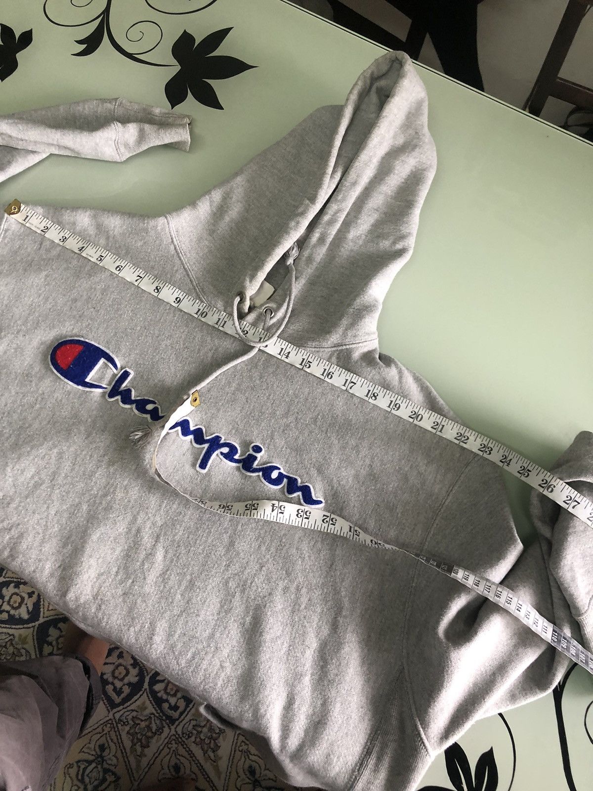 Champion Vintage Champion Reverse Weave Big Logo Oversize Hoodie Size US XL / EU 56 / 4 - 23 Thumbnail