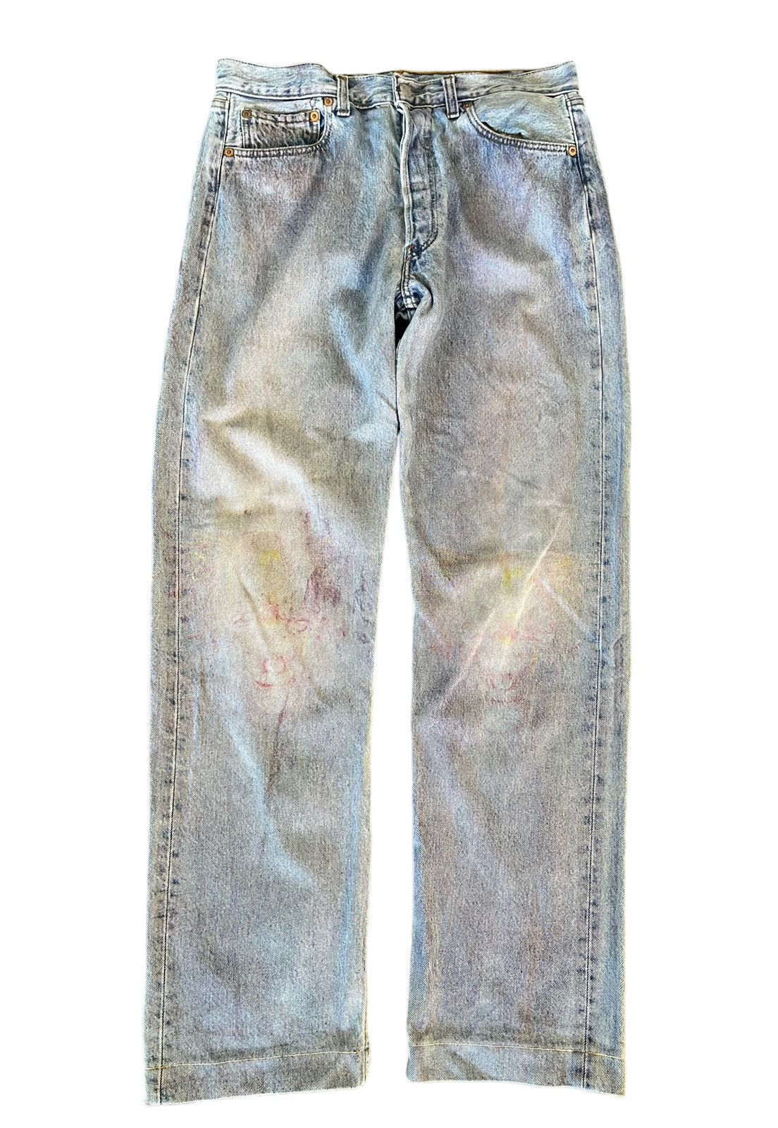 Vintage Levis 501 Stain Paints