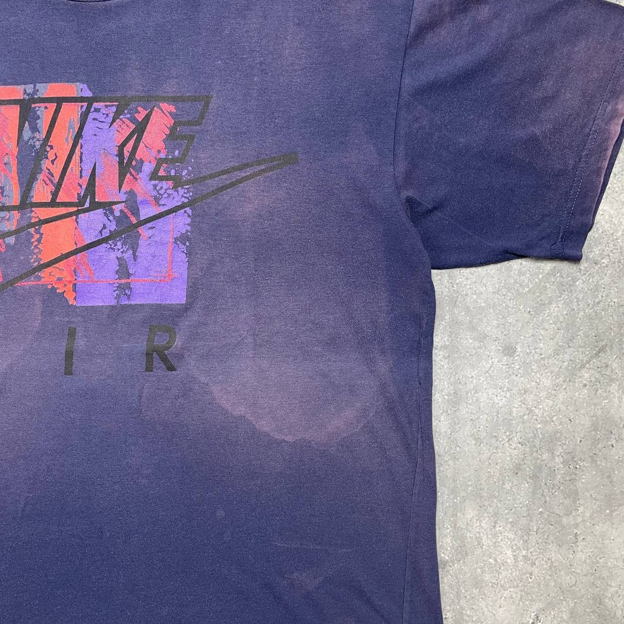 Nike Vintage 90s Nike Air T Shirt Faded Navy Size L Size US L / EU 52-54 / 3 - 12 Thumbnail