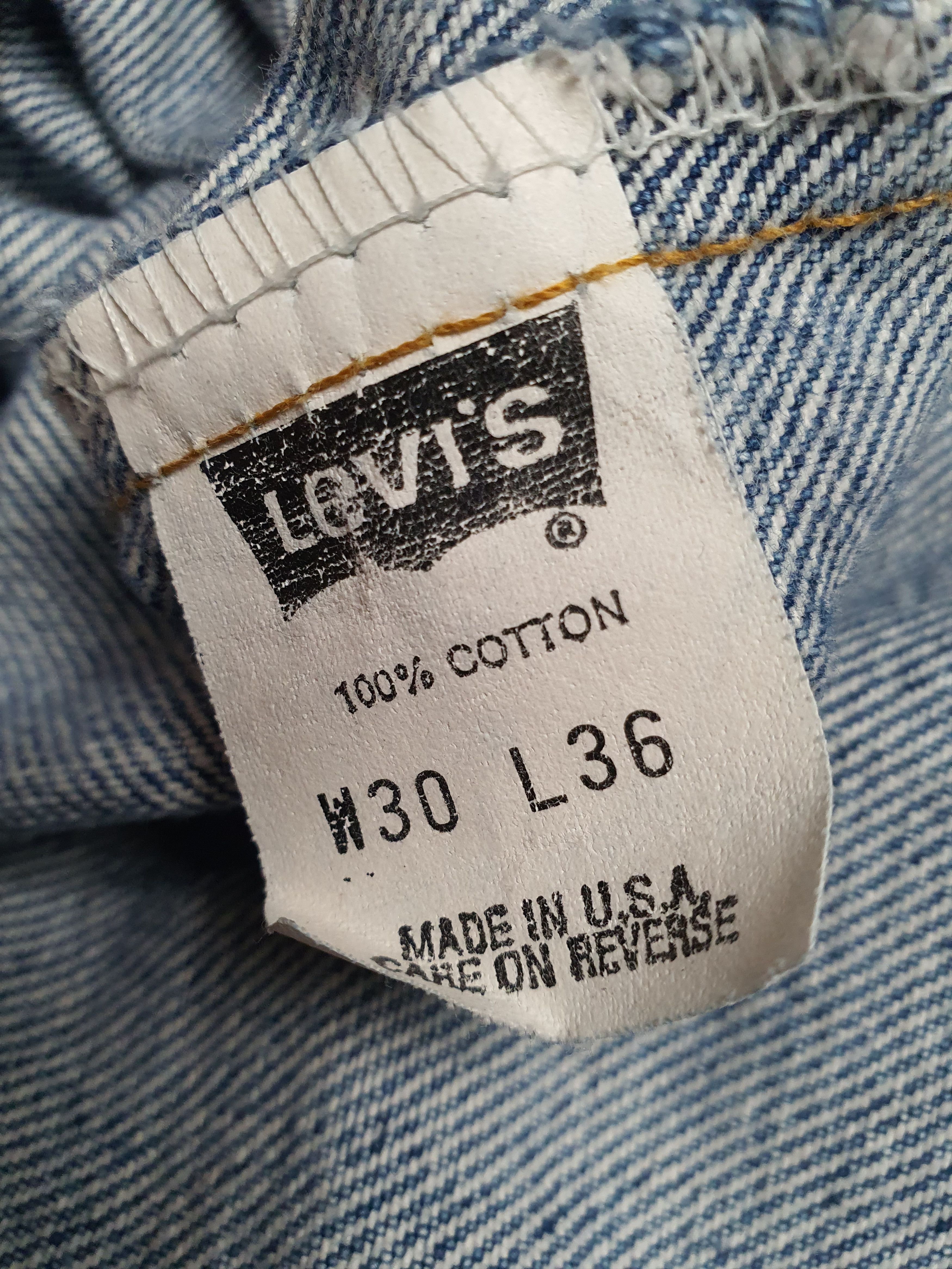 Levi's × Vintage Vintage 90s Levis 550 Size US 30 / EU 46 - 7 Thumbnail