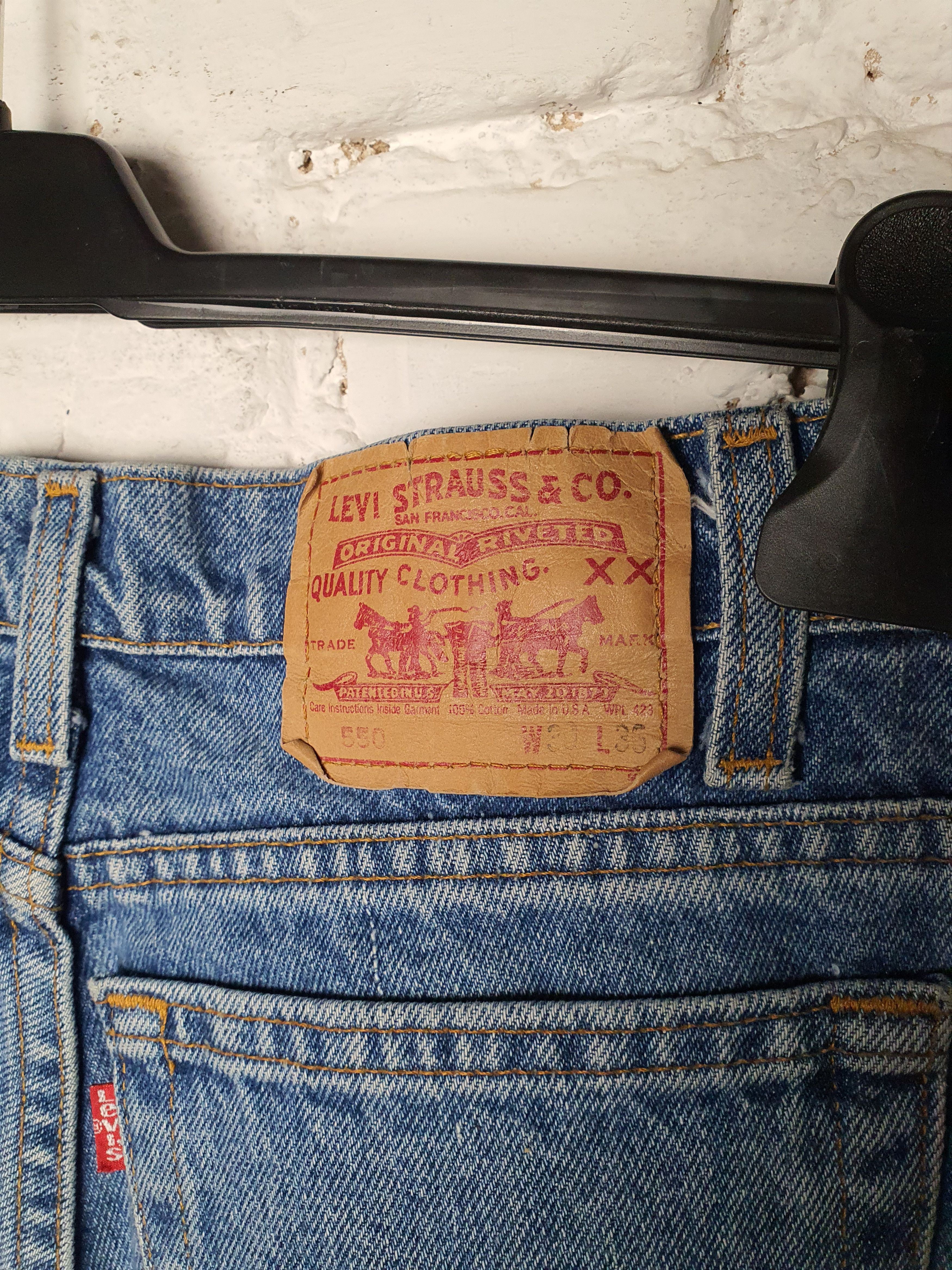 Levi's × Vintage Vintage 90s Levis 550 Size US 30 / EU 46 - 4 Thumbnail