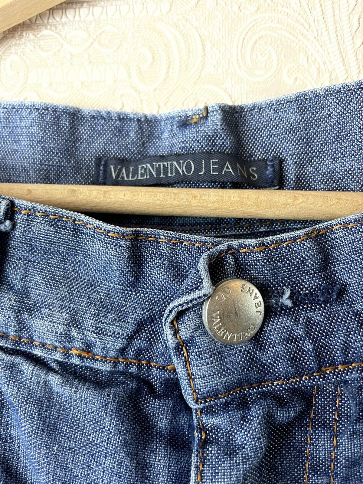 Valentino × Vintage Vintage VALENTINO Jeans Denim 90s Size US 34 / EU 50 - 5 Thumbnail