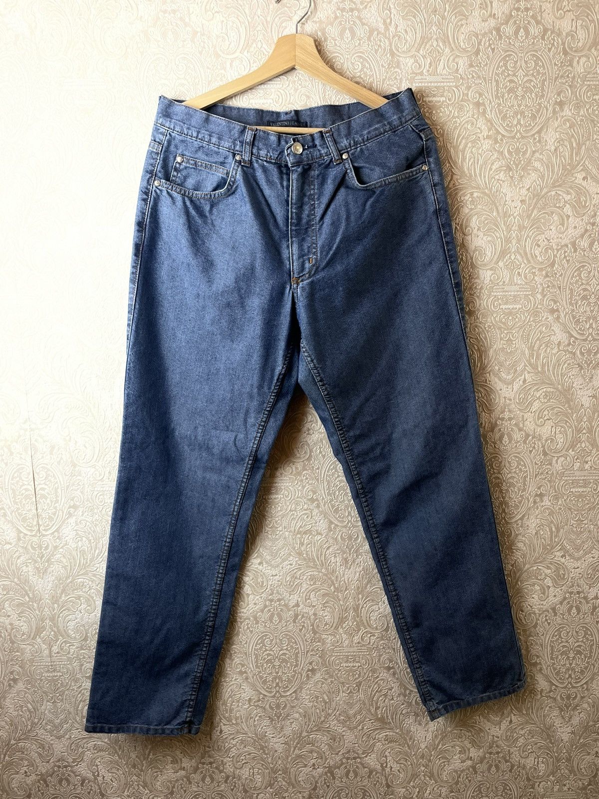 Valentino × Vintage Vintage VALENTINO Jeans Denim 90s Size US 34 / EU 50 - 4 Thumbnail