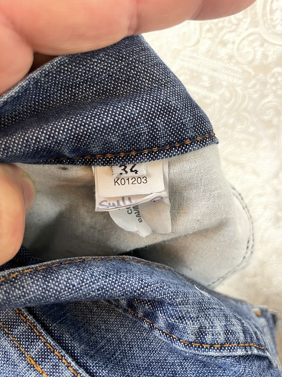 Valentino × Vintage Vintage VALENTINO Jeans Denim 90s Size US 34 / EU 50 - 8 Thumbnail