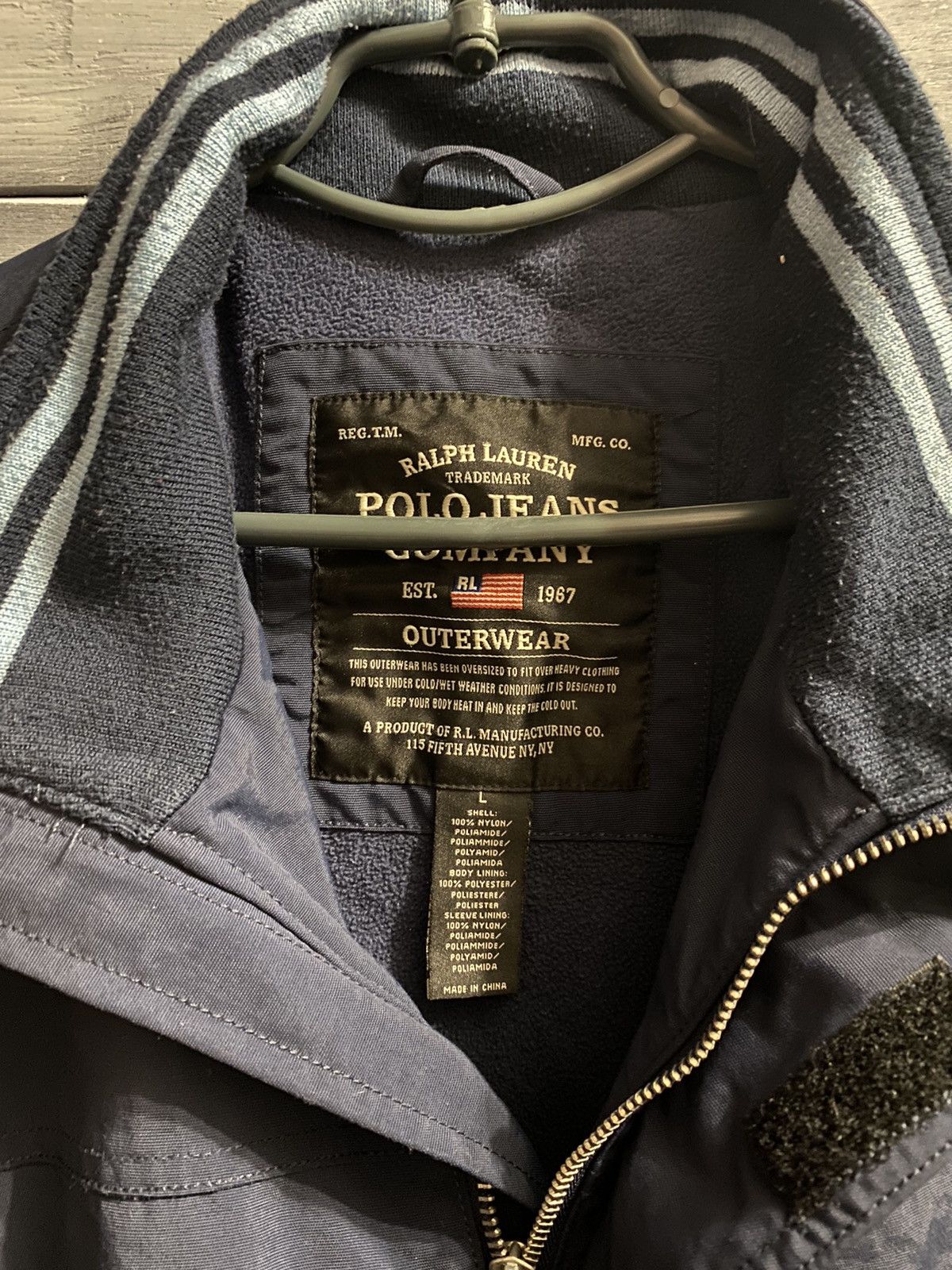 Lauren Ralph Lauren Vintage Rare Nylon Jacket Polo Ralph Lauren Jeans. Y2K Size US L / EU 52-54 / 3 - 6 Thumbnail