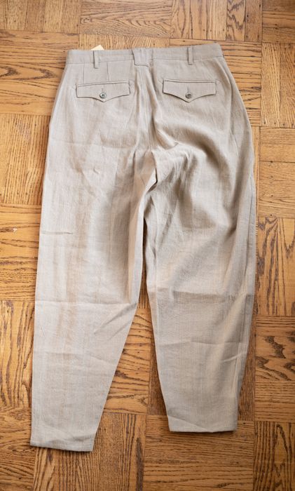 Monitaly NEW SS23 Monitaly Linen Cotton Riding Pants 34 Made in USA ...
