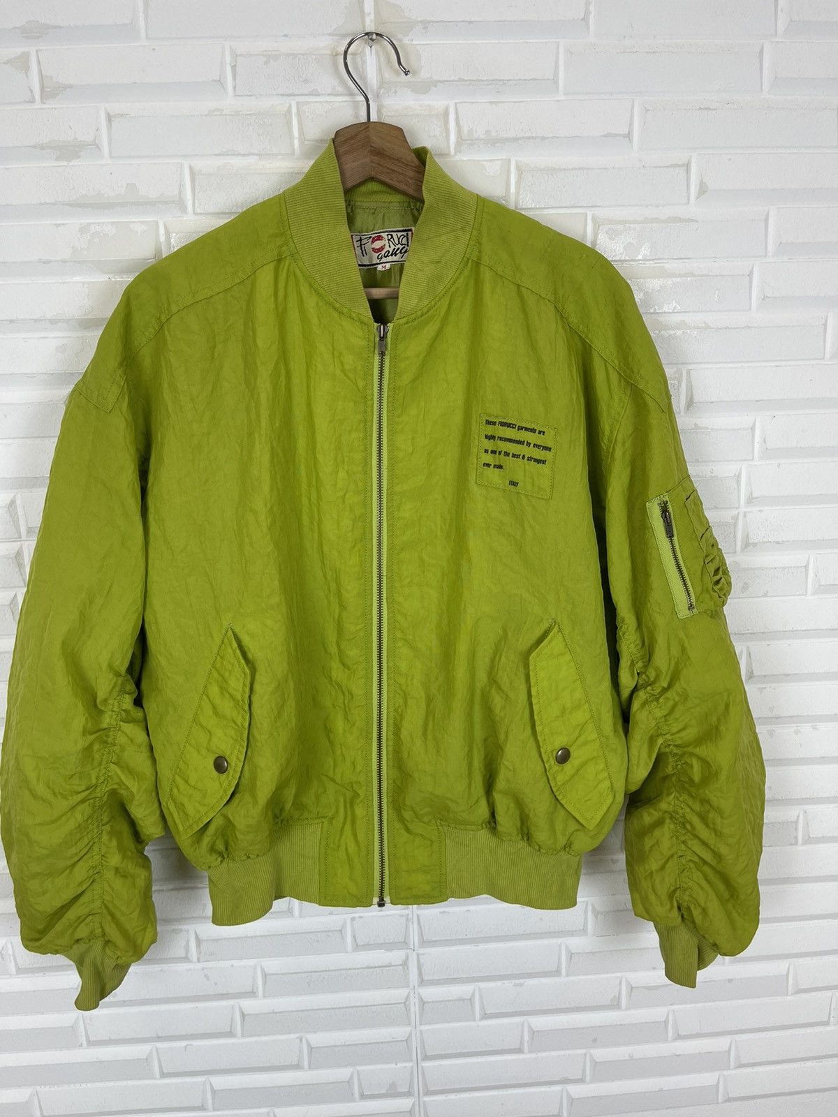 Fiorucci VINTAGE FIORUCCI MEN LIGHT BOMBER ITALY MADE Size US M / EU 48-50 / 2 - 3 Thumbnail