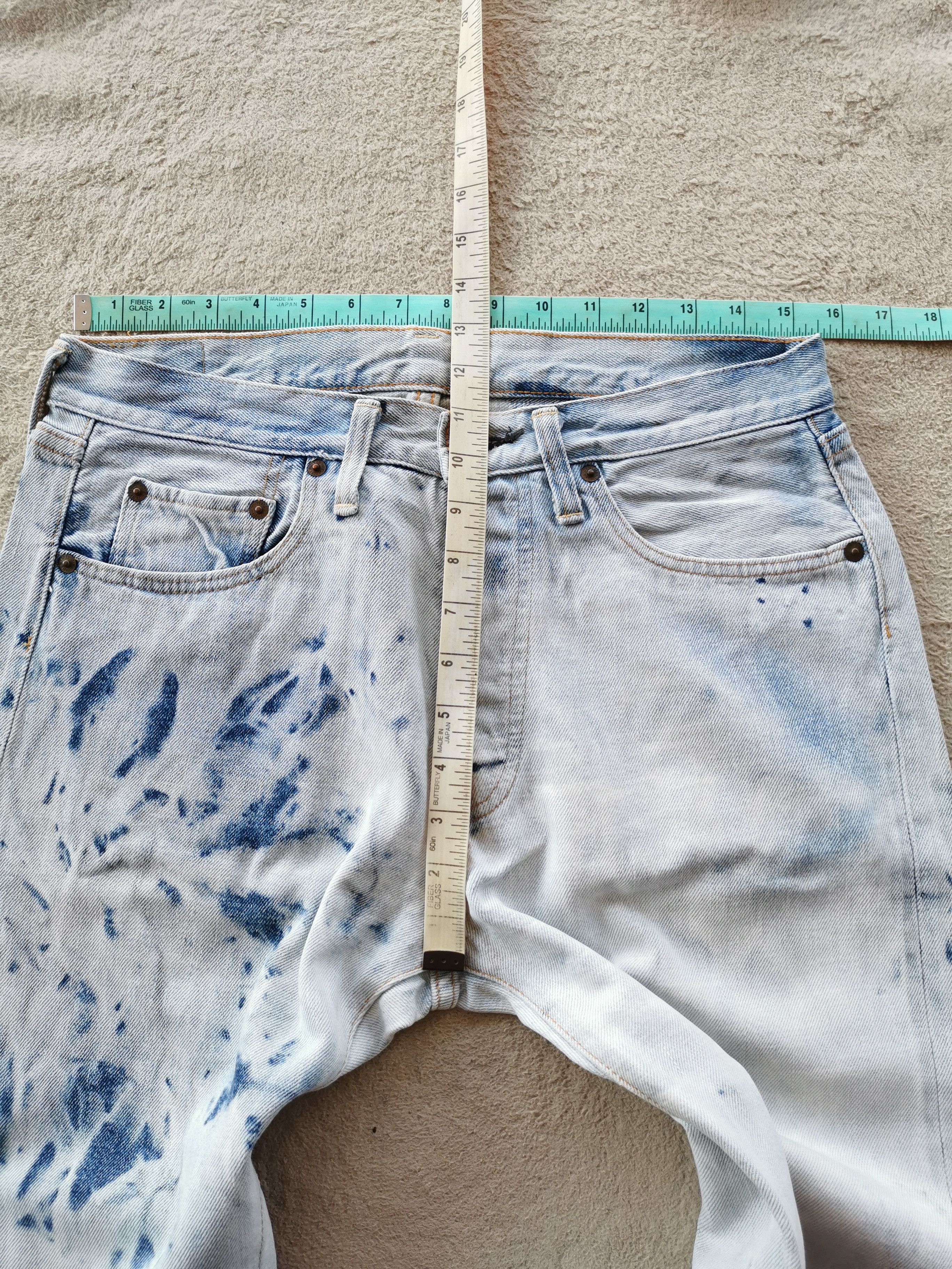 Denime Denime Orizzonti Selvedge Bleach Denim Size US 31 - 10 Thumbnail