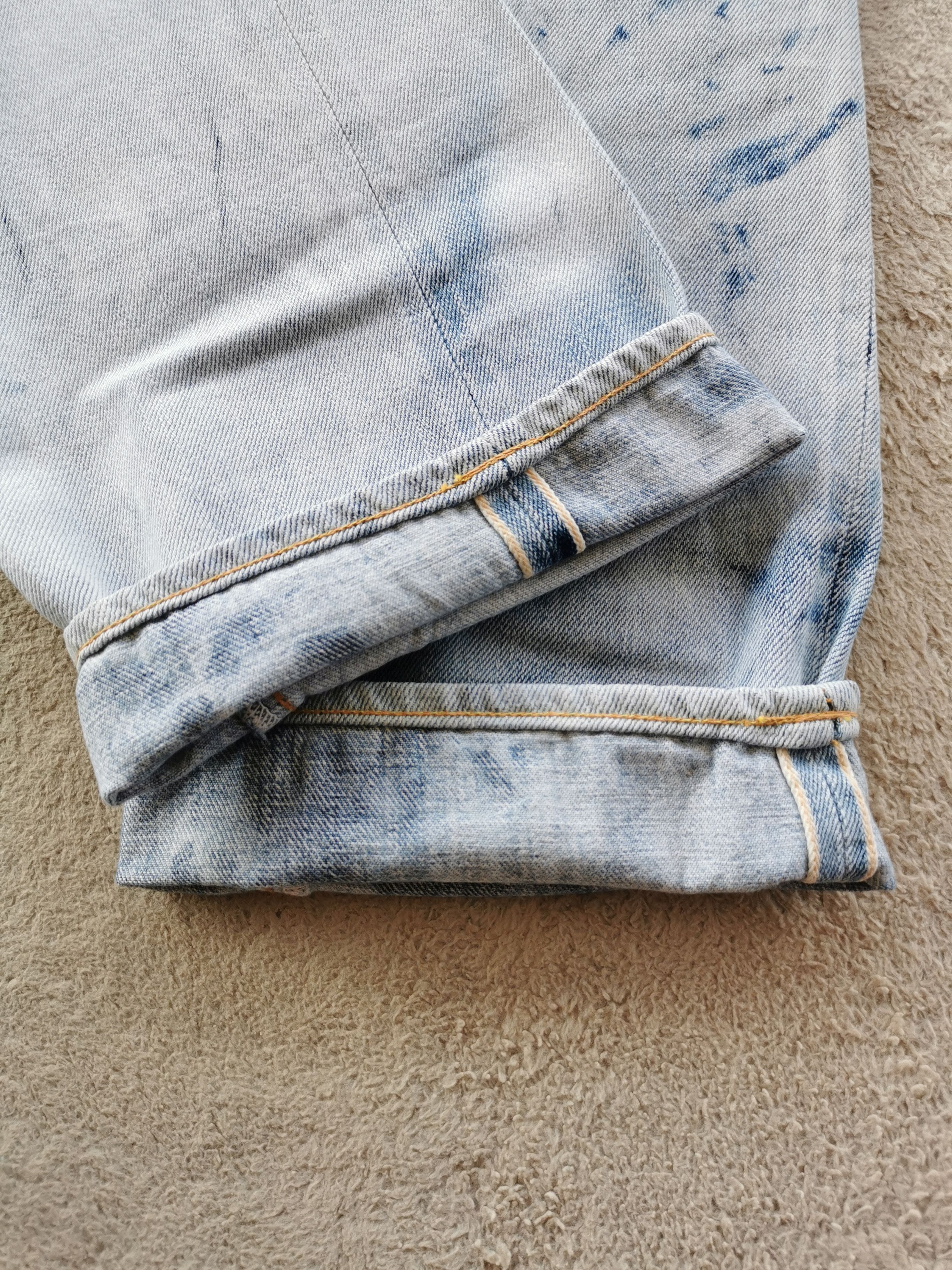 Denime Denime Orizzonti Selvedge Bleach Denim Size US 31 - 6 Thumbnail