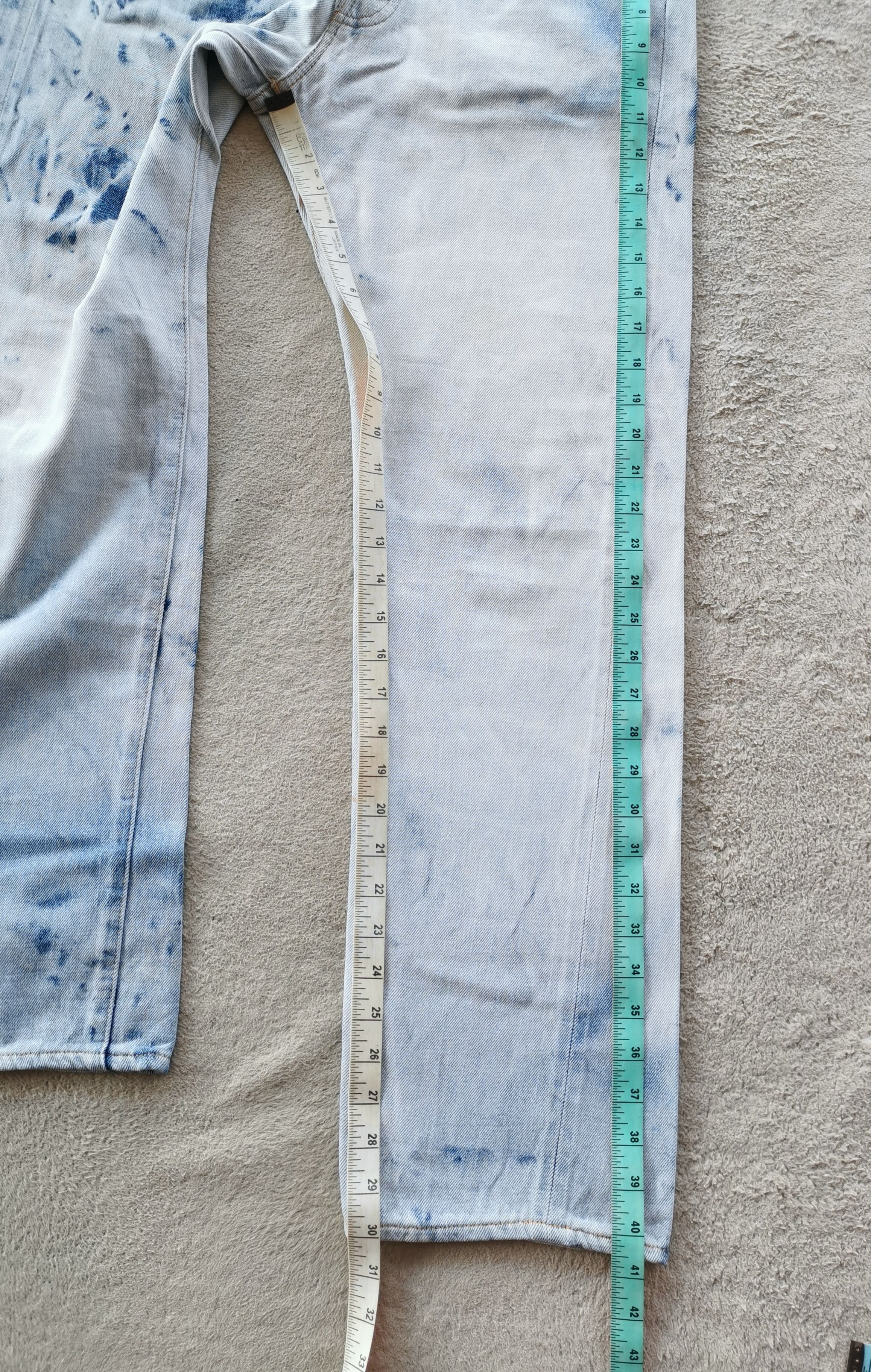 Denime Denime Orizzonti Selvedge Bleach Denim Size US 31 - 11 Thumbnail
