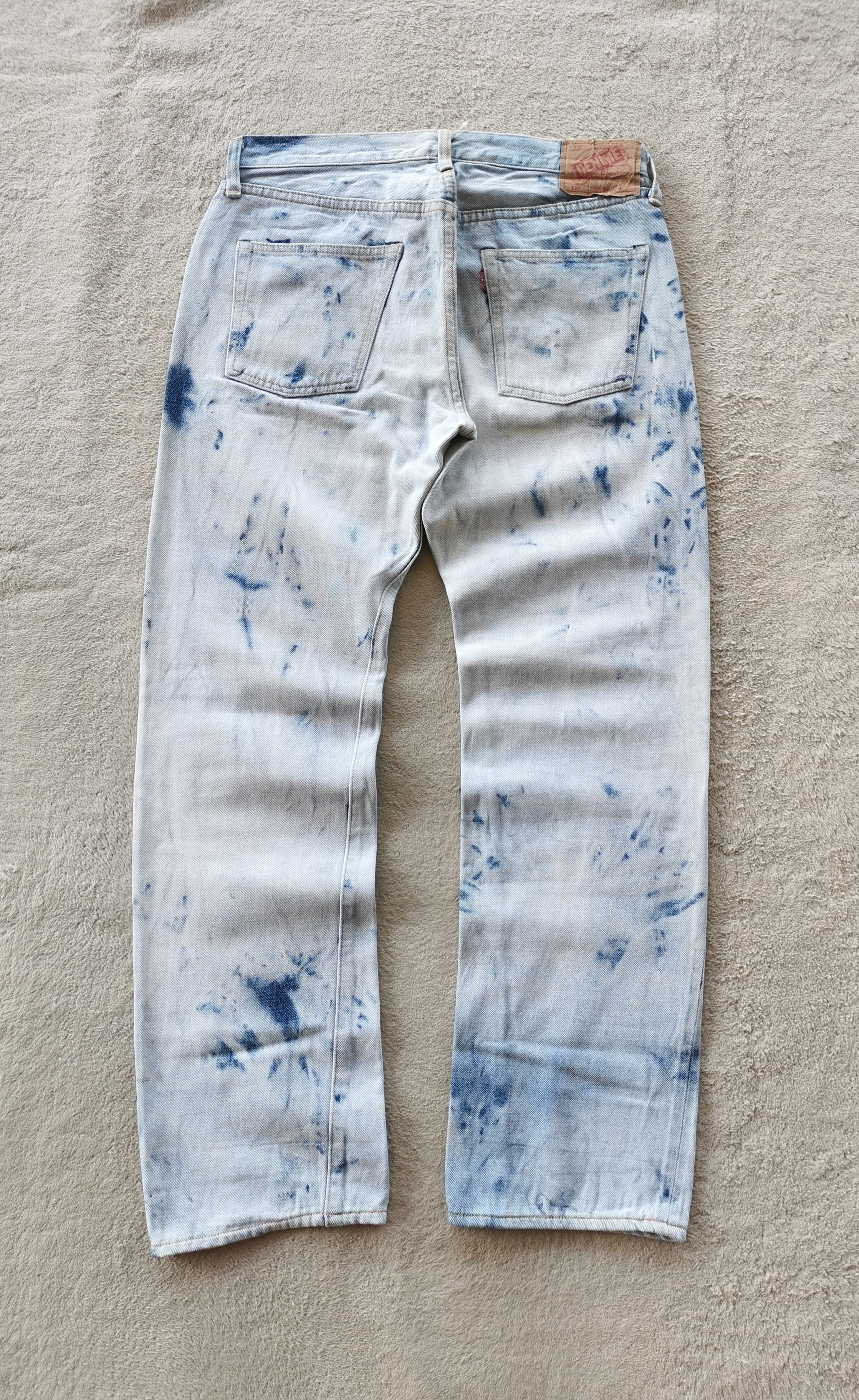 Denime Denime Orizzonti Selvedge Bleach Denim Size US 31 - 5 Thumbnail