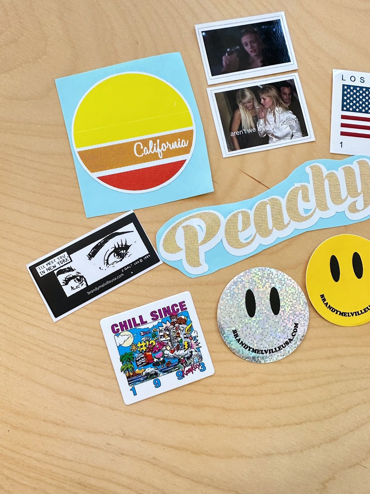 Brandy Melville Brand New RARE Brandy Melville Stickers (10) Size ONE SIZE - 3 Thumbnail