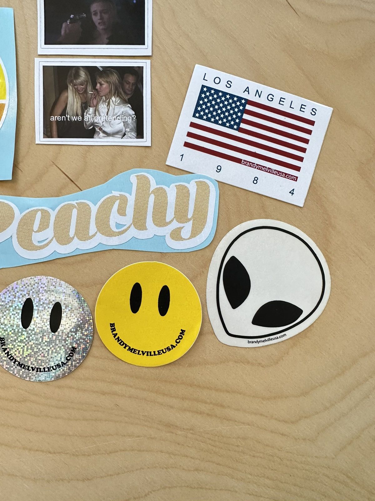 Brandy Melville Brand New RARE Brandy Melville Stickers (10) Size ONE SIZE - 4 Thumbnail