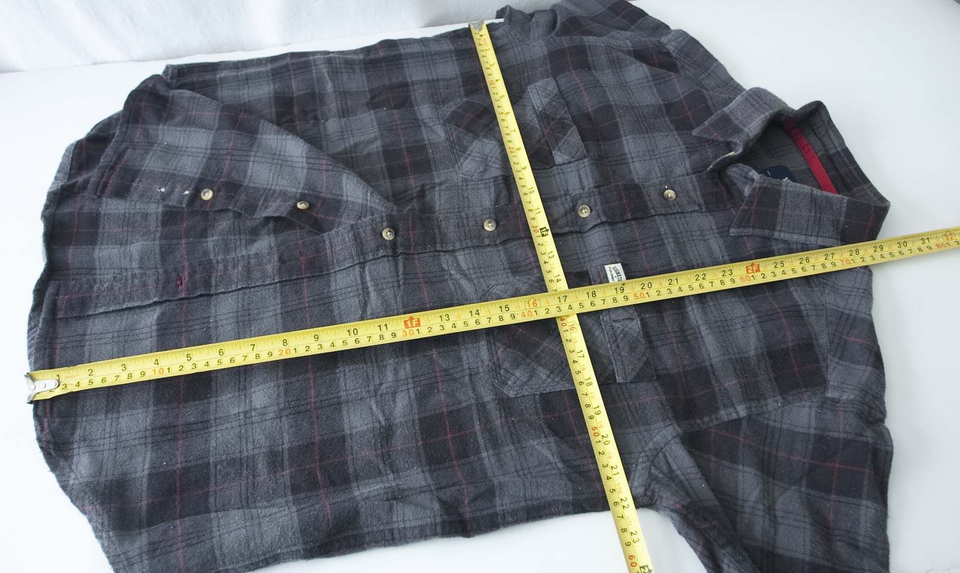 Levi's Levis Shirt Flannel Gray Plaid Size M Size US M / EU 48-50 / 2 - 4 Thumbnail