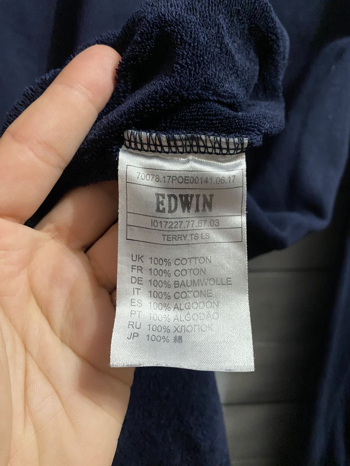 Edwin Sweatshirt Japanese Brand Edwin Avant-Garde style Y2K. Size US S / EU 44-46 / 1 - 10 Thumbnail