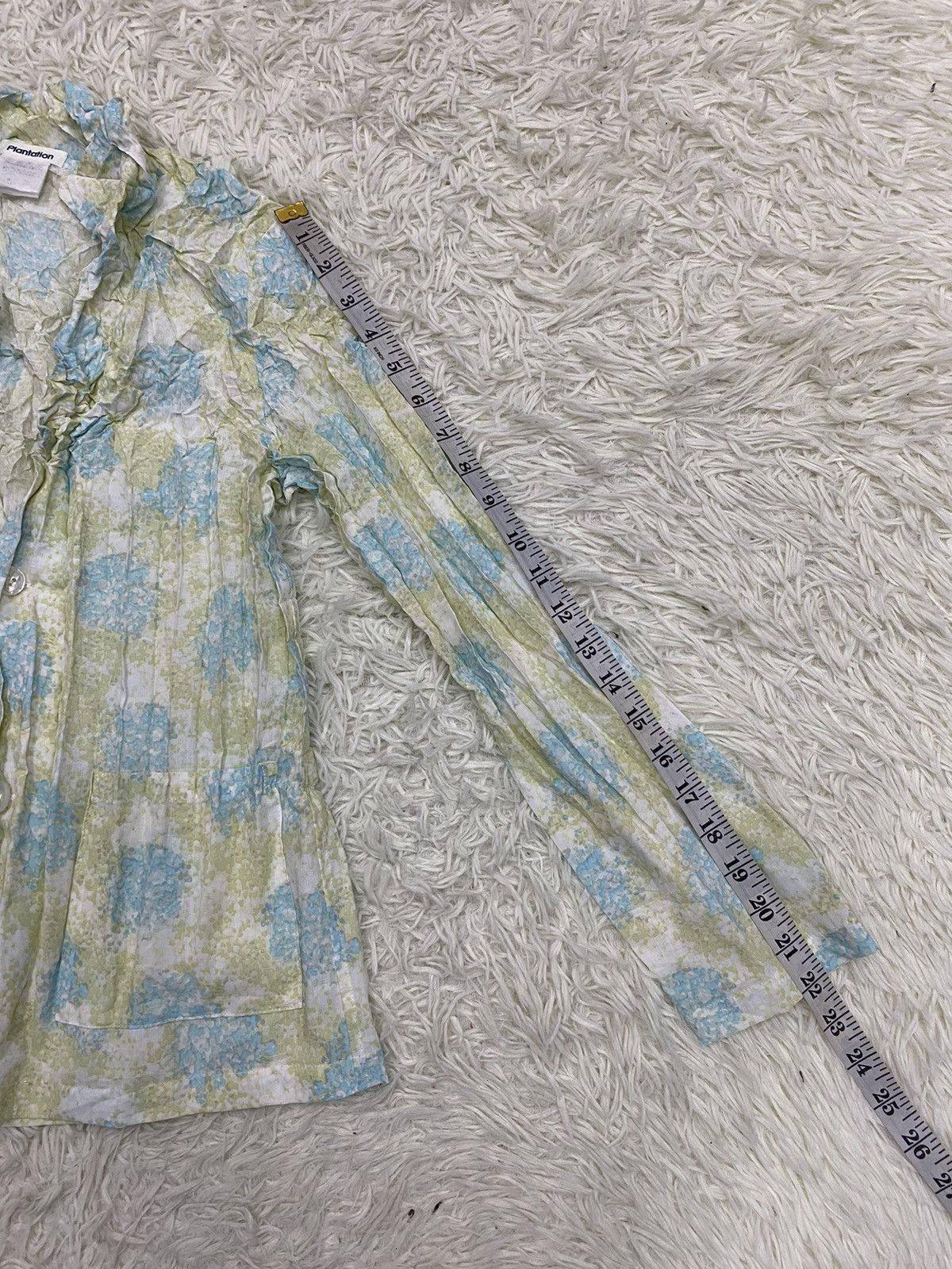 Issey Miyake Issey Miyake Plantation Floral Crumple Pleated Shirt Size US S / EU 44-46 / 1 - 13 Thumbnail