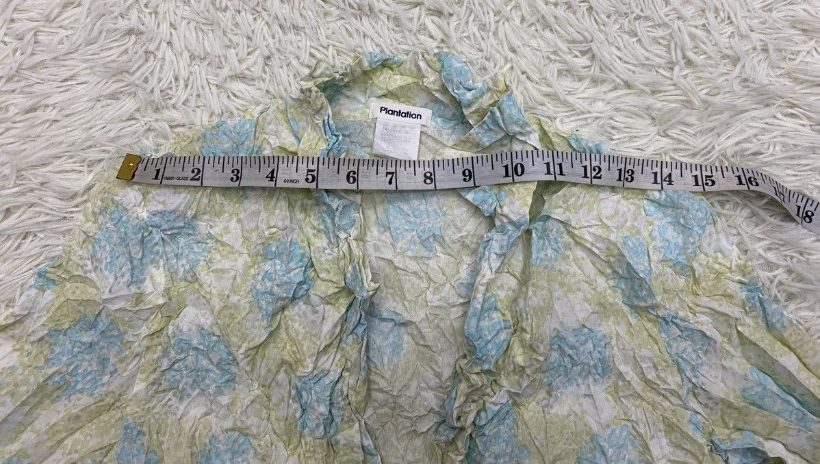 Issey Miyake Issey Miyake Plantation Floral Crumple Pleated Shirt Size US S / EU 44-46 / 1 - 12 Thumbnail