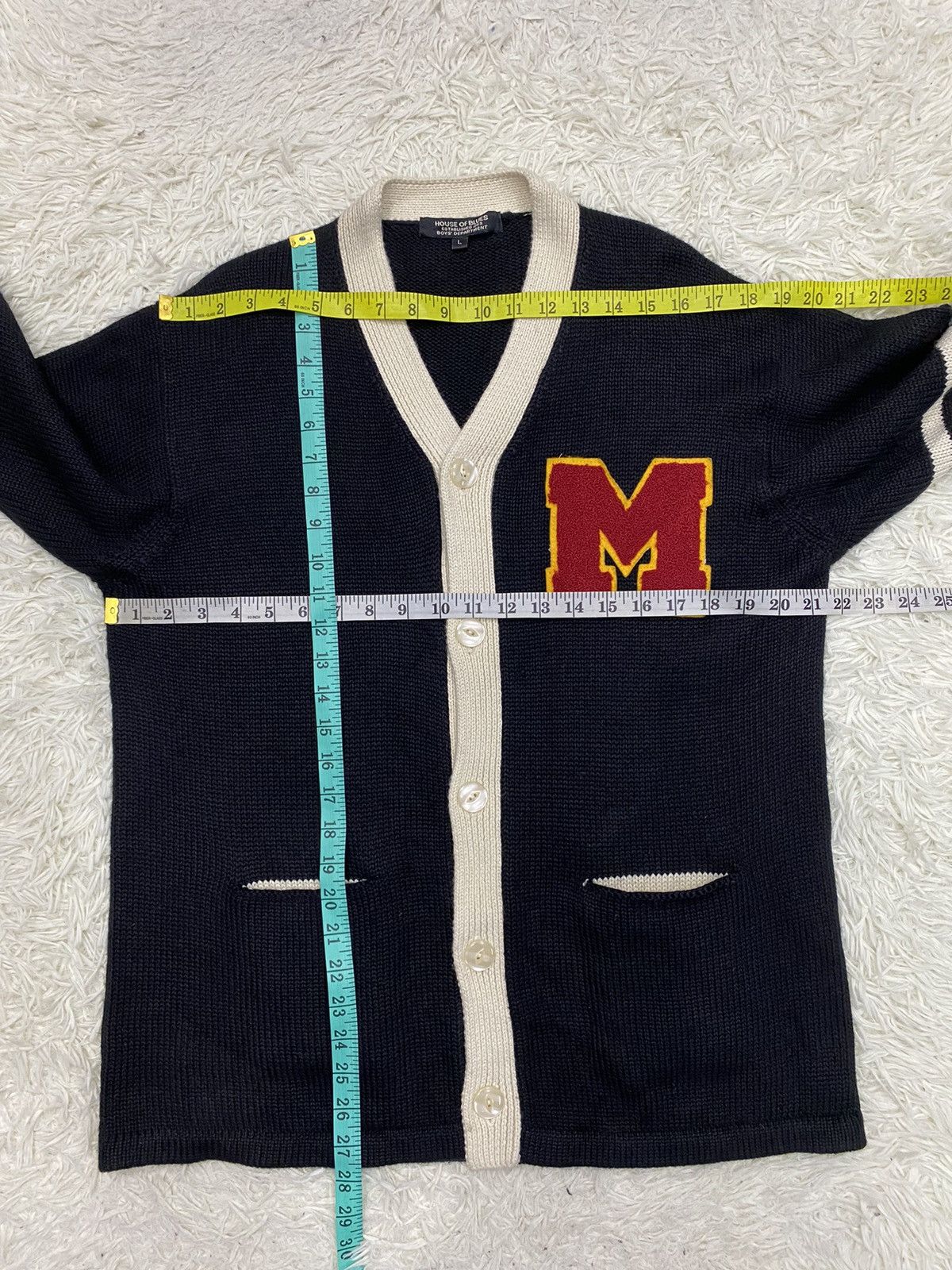 Japanese Brand Japanese Brand House Of Blues Knitted Cardigan Size US M / EU 48-50 / 2 - 13 Thumbnail