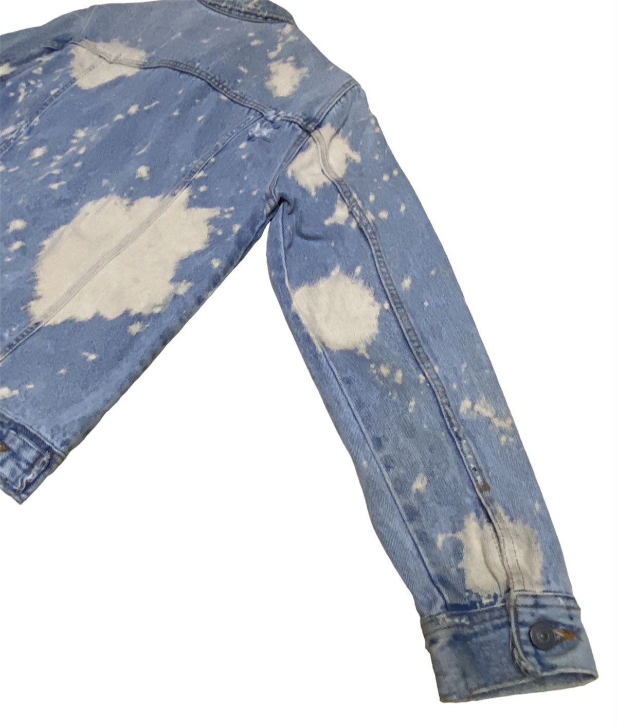 Zara Zara Man Distressed Acidwash Trucker Denim Jacket Size US M / EU 48-50 / 2 - 14 Thumbnail