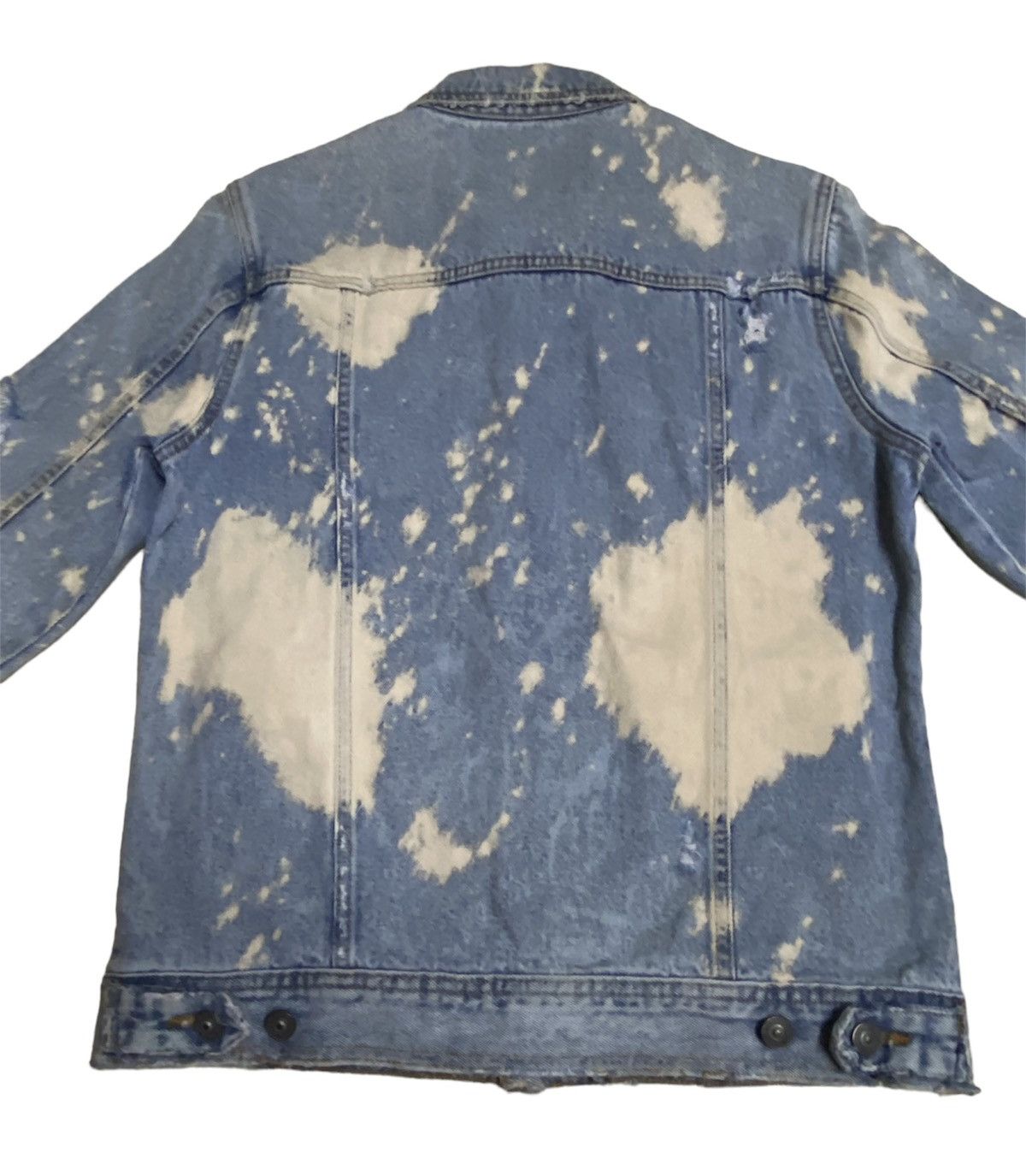 Zara Zara Man Distressed Acidwash Trucker Denim Jacket Size US M / EU 48-50 / 2 - 12 Thumbnail