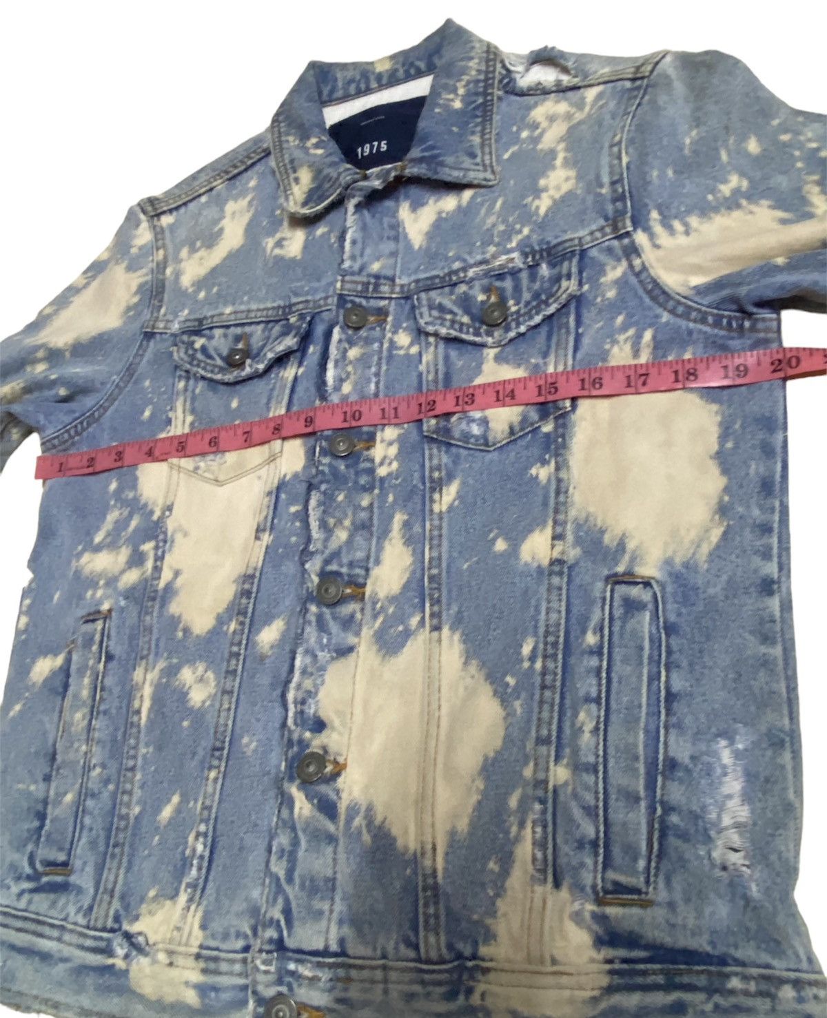 Zara Zara Man Distressed Acidwash Trucker Denim Jacket Size US M / EU 48-50 / 2 - 9 Thumbnail
