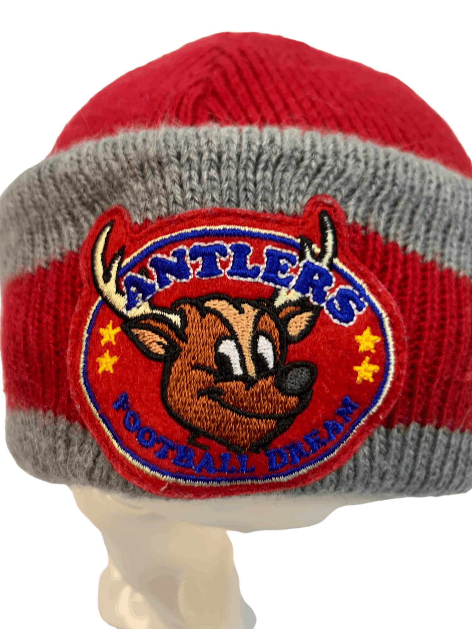 Japanese Brand ANTLERS FOOTBALL DREAM STREETWEAR BEANIE HAT CAP Size ONE SIZE - 2 Thumbnail