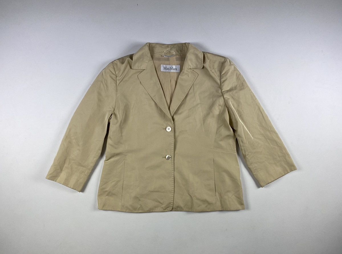 Max Mara Max Mara Blazer Silk Vintage Size XL / US 12-14 / IT 48-50 - 1 Thumbnail