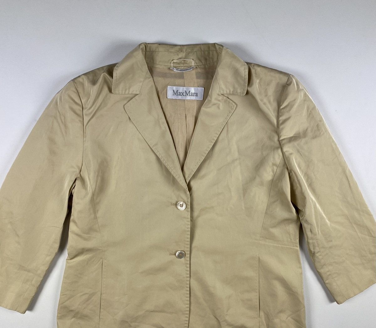 Max Mara Max Mara Blazer Silk Vintage Size XL / US 12-14 / IT 48-50 - 3 Thumbnail