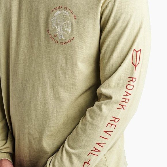 Roark NEW ROARK REVIVAL HOBO NICKEL LONG SLEEVE T-SHIRT SZ L Size US L / EU 52-54 / 3 - 11 Thumbnail