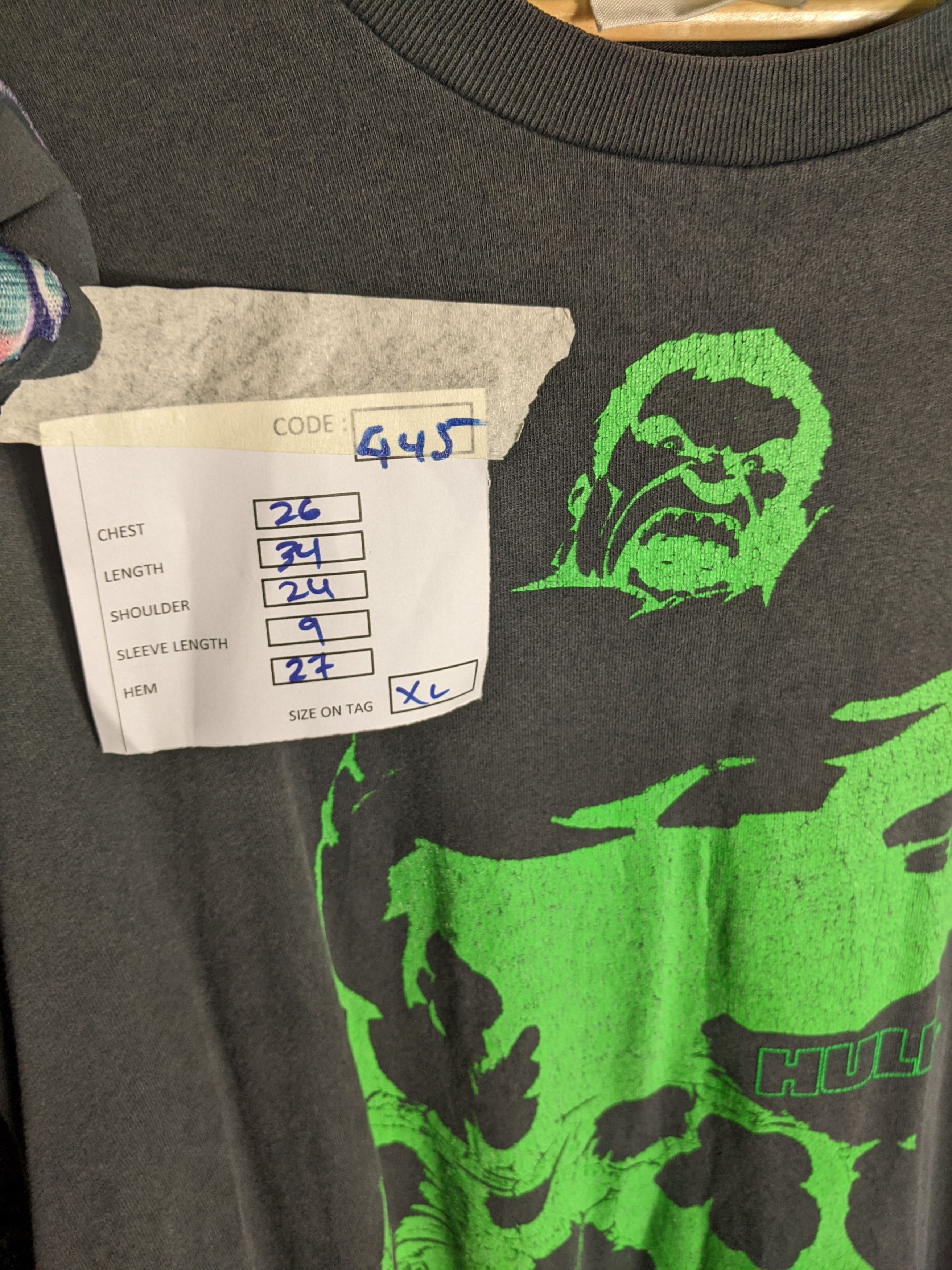Japanese Brand VINTAGE HULK TEE Size US XL / EU 56 / 4 - 4 Thumbnail