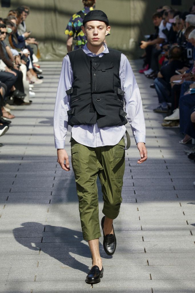 Comme des Garcons × Junya Watanabe Junya Watanabe x Comme des Garcons Pinstipe Camo-Patch SS19 Size US S / EU 44-46 / 1 - 7 Thumbnail