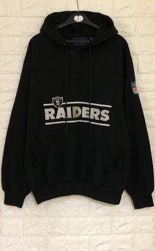 NFL GU NFL OAKLAND RAIDERS Center BigLogo Pullover Hoodie Jacket