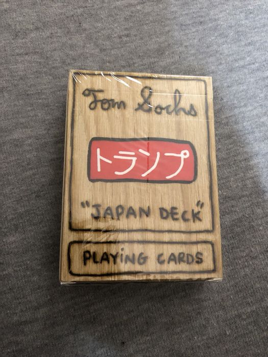 Tom Sachs Tom Sachs Plywood Japan Deck Playing Cards Grailed