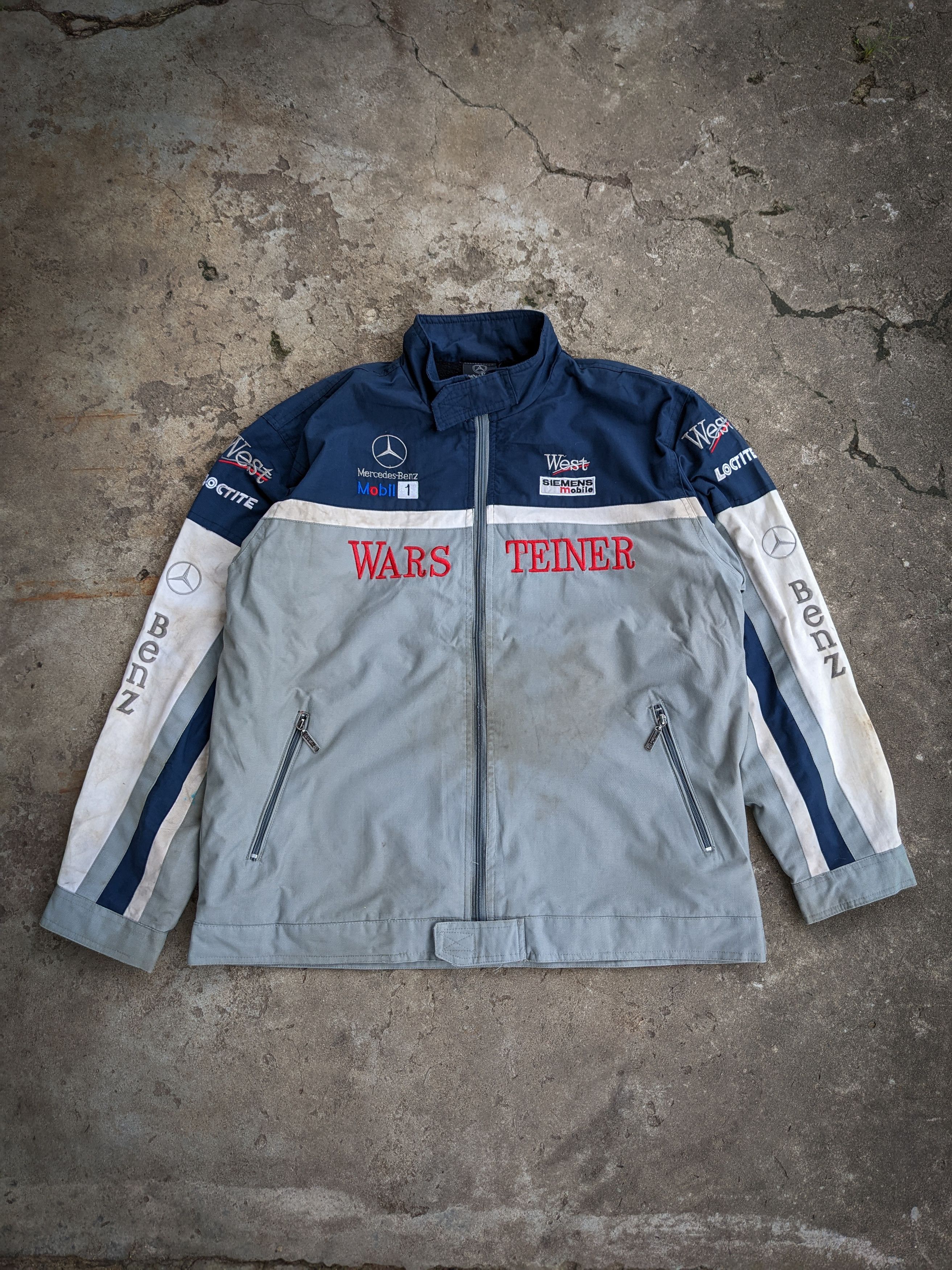 image of Gear For Sports x Mercedes Benz Vintage Mercedes Benz Warsteiner ,siemens Mobile Jacket in Mix (Siz