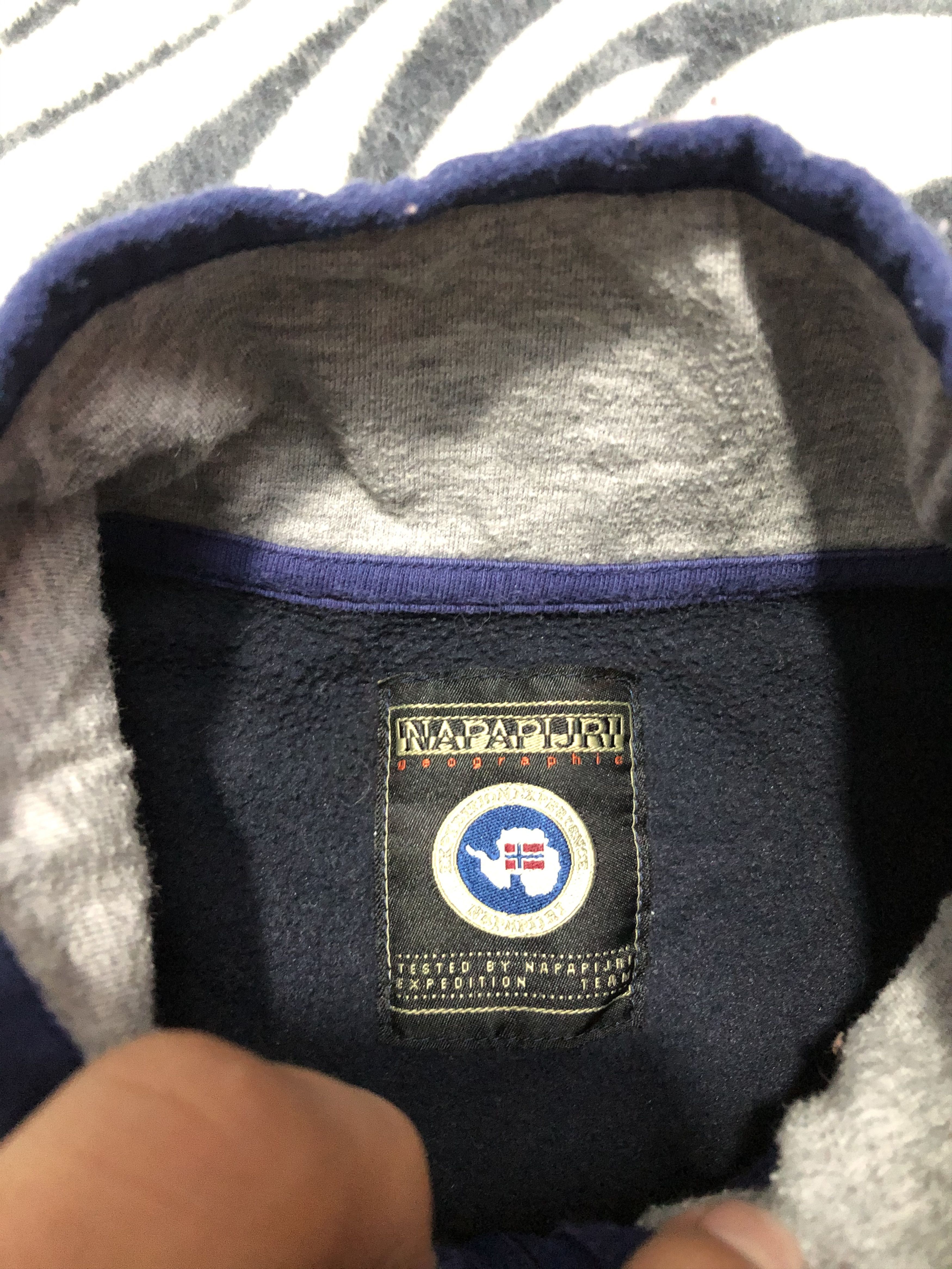Napapijri Napapijri Vintage Fleece Jacket Y2K Hoodie Size US S / EU 44-46 / 1 - 4 Thumbnail